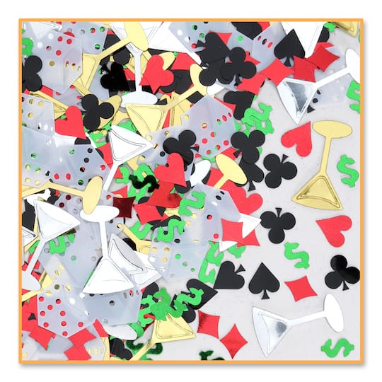 Beistle 1/2oz. Casino Night Confetti, 3ct.